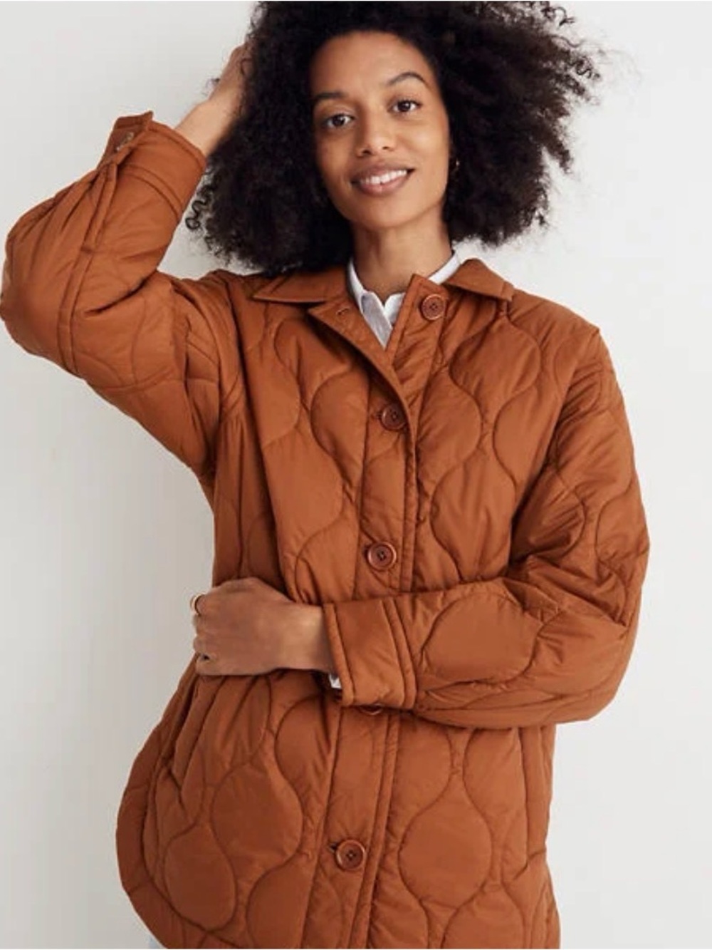 Madewell Airpuff Shirt Jacket